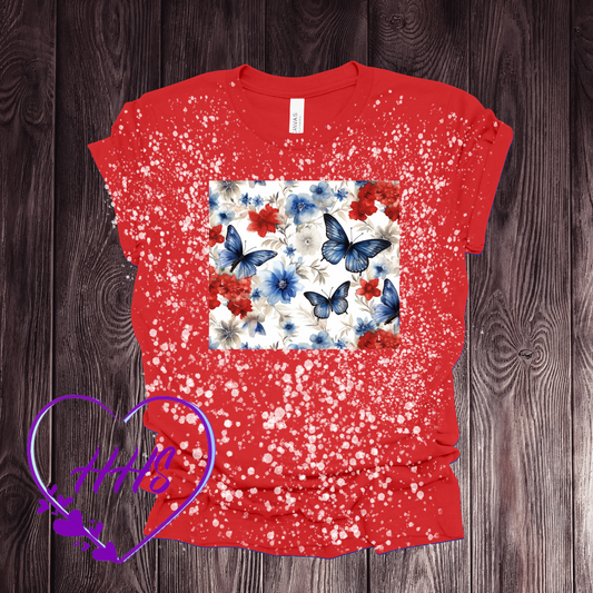 Butterfly with Flowers T-Shirt