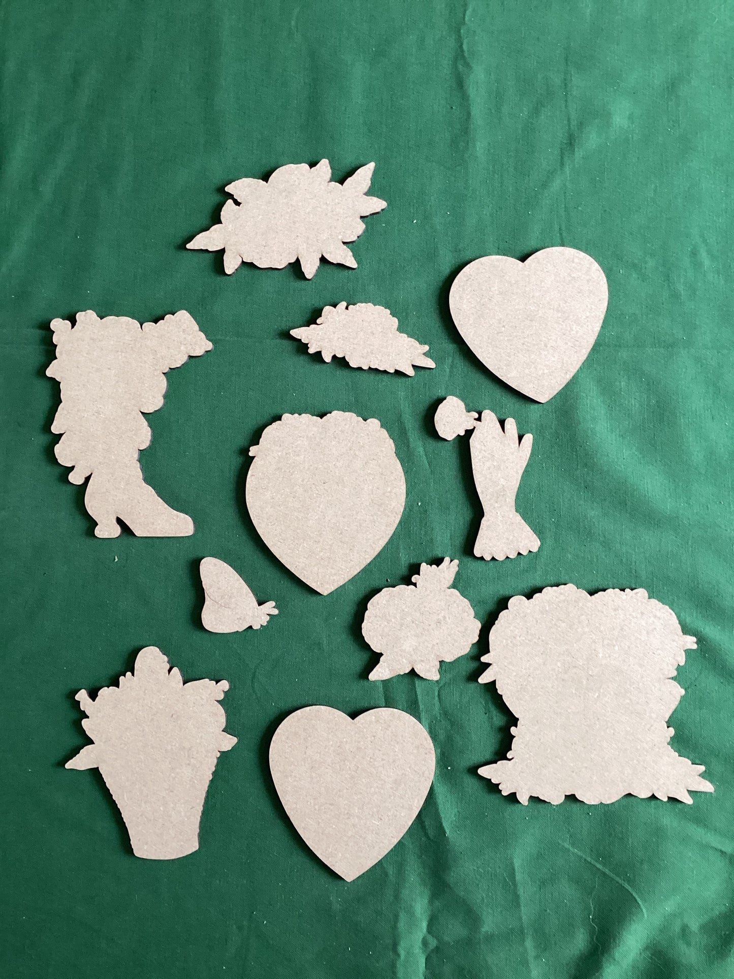 Victorian Valentine Transfer Cutouts