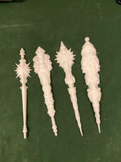 Christmas Tapers Resin Casting