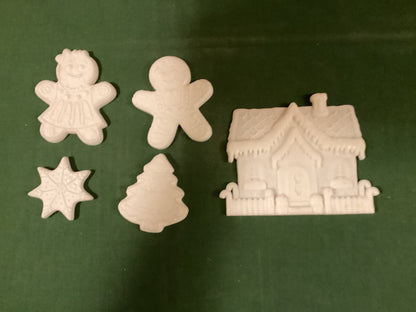 Gingerbread House Resin Casting