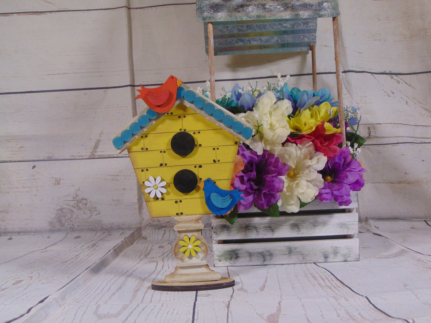 DIY Unfinished MDF Birdhouse Kit - Create Your Own Feathered Haven with this Crafty Project - Ready for Your Personal Touch! | Birdhouse Kit